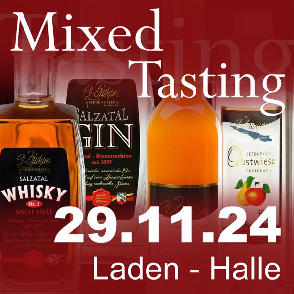 Mixed Tasting in Halle am 29.11.2024 18.00 Uhr